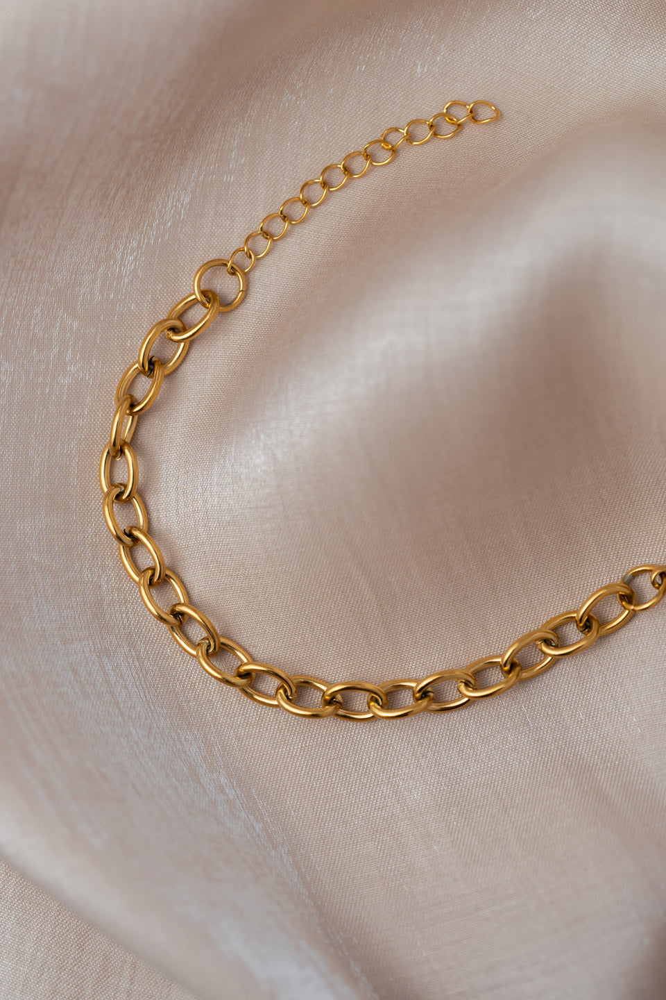Breites Armband für Damen Gold